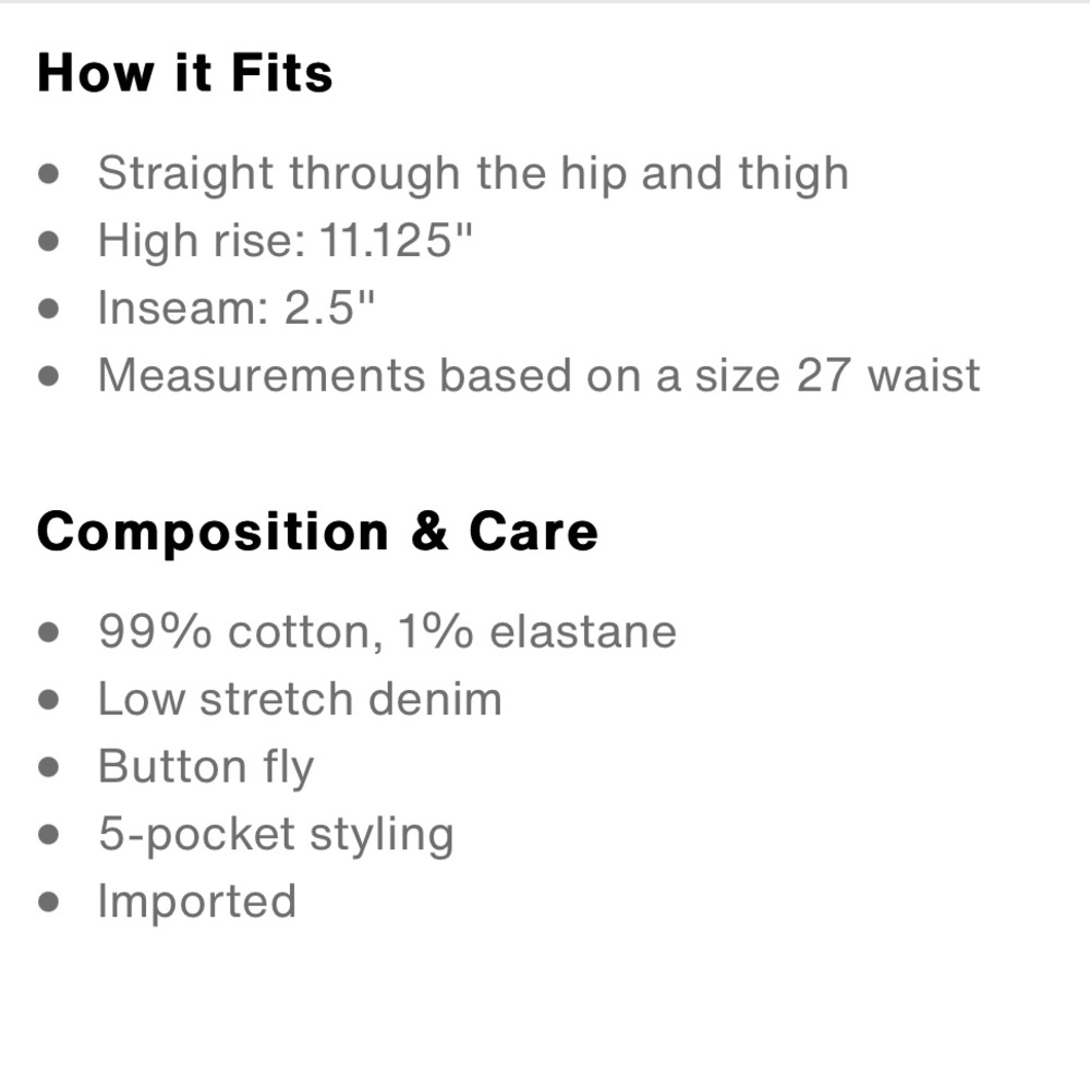 2 for $60 SALE! ⭐️ Levi’s 501 high rise denim shorts in salsa shaker - dark wash - Picture 8 of 9